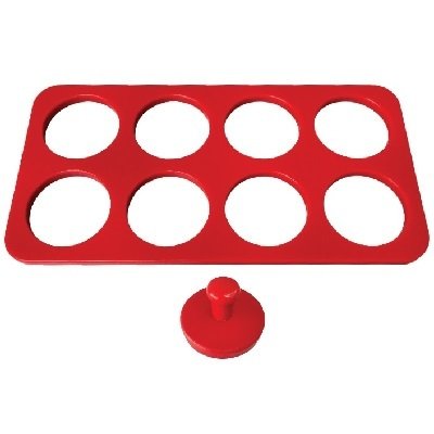 TÜRKAY POLİETİLEN KÖFTE KALIBI 30*50*1,5 (ÇAP10) CM