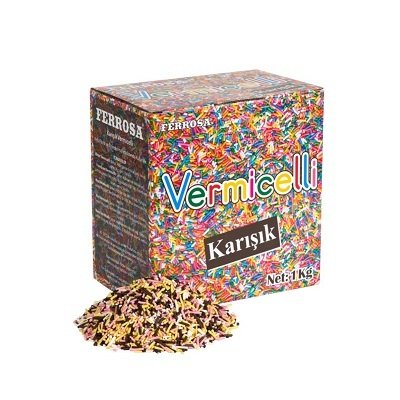 FERROSA VERMİCELLİ GRANÜL KARIŞIK ÇİKOLATA 1 KG - 75606