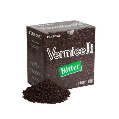 FERROSA VERMİCELLİ GRANÜL BİTTER ÇİKOLATA 1 KG - 75607