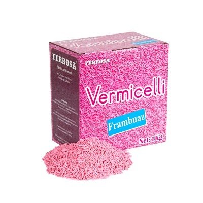 FERROSA VERMİCELLİ GRANÜL FRAMBUAZ ÇİKOLATA 1 KG - 75610