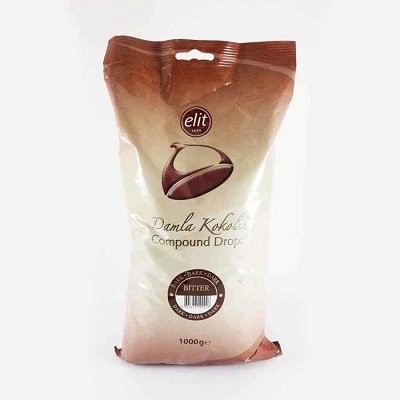 ELİT DAMLA DROP KOKOLİN BİTTER 1 KG - 75314