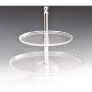 ZİCCO POLYKARBONAT TEŞHİR STANDI ŞEFFAF Ø 25-35CM H:37CM - ZCB 01/P(1)