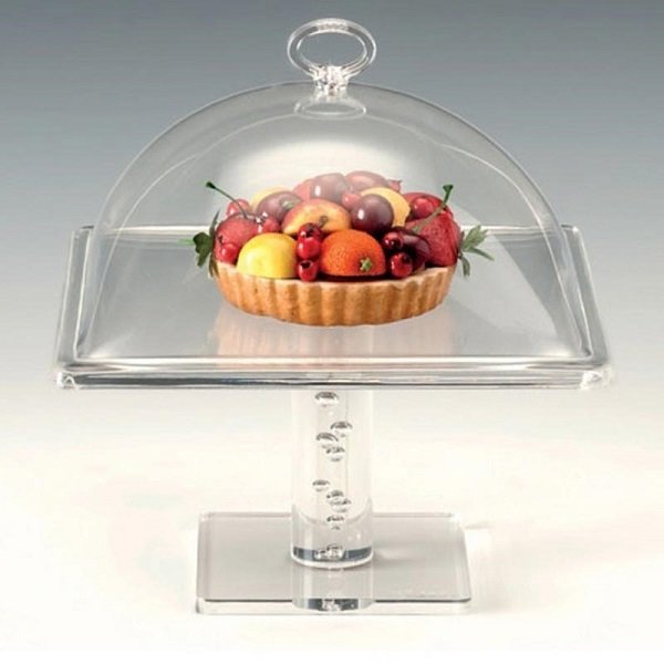 ZİCCO AKRİLİK KAPAKLI FANUS 25*25CM H:23CM - ZCP 735