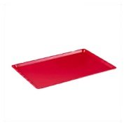 ARSİVA POLİKARBON KIRMIZI KIRILMAZ TEŞHİR TEPSİ (NO:2) 15*30 CM