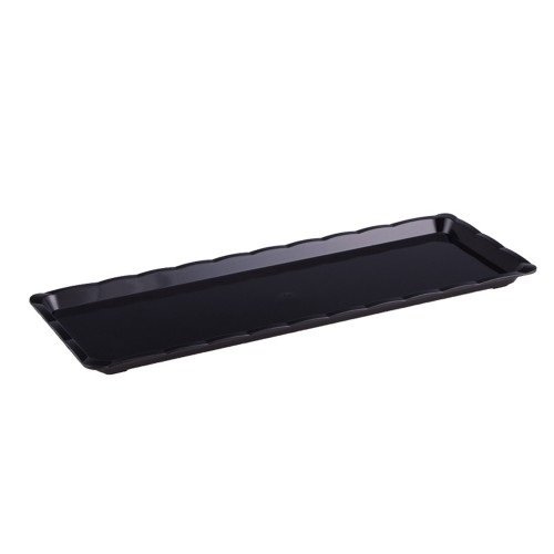 ARSİVA POLİKARBON SİYAH KIRILMAZ TEŞHİR TEPSİ (NO.1) 10*30 CM