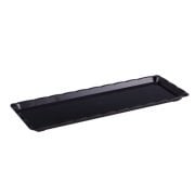ARSİVA POLİKARBON SİYAH KIRILMAZ TEŞHİR TEPSİ (NO.1) 10*30 CM