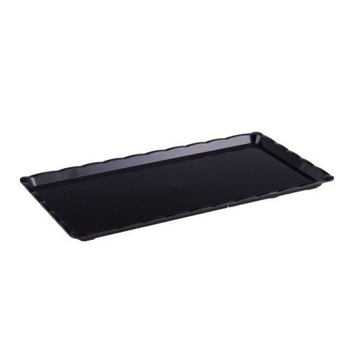 ARSİVA POLİKARBON SİYAH KIRILMAZ TEŞHİR TEPSİ (NO:2) 15*30 CM