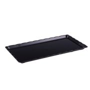 ARSİVA POLİKARBON SİYAH KIRILMAZ TEŞHİR TEPSİ (NO:2) 15*30 CM