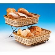 ZİCCO 2 KATLI TELLİ STANDLI HASIR SEPET - B-RE 3009/0130