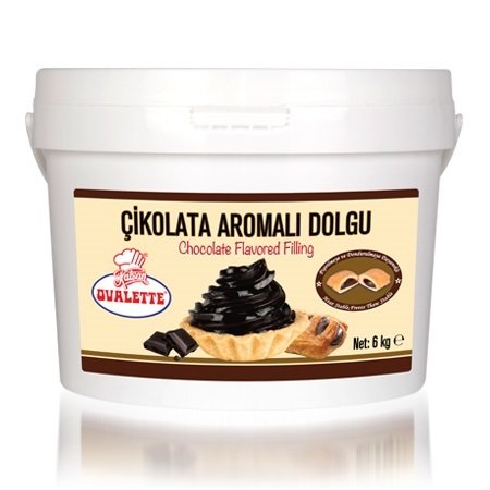 OVALETTE ÇİKOLATA AROMALI DOLGU 6 KG