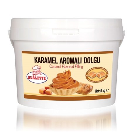 OVALETTE KARAMEL AROMALI DOLGU 6 KG