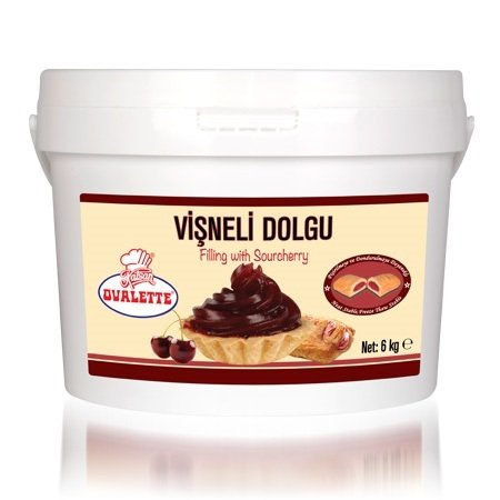 OVALETTE VİŞNE AROMALI DOLGU 6 KG