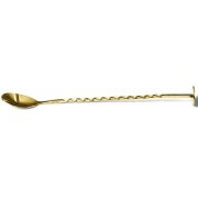 BİRADLI BAR KAŞIK BURGULU 27 CM ALTIN - BRD-681-ALTIN