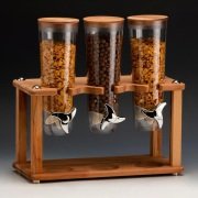 ZİCCO 3'LÜ DÖNER AHŞAP STANDLI CORNFLEKS ALETİ - ZCP 783