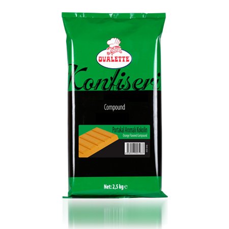 OVALETTE PORTAKAL KONFİSERİ KOKOLİN 2,5 KG