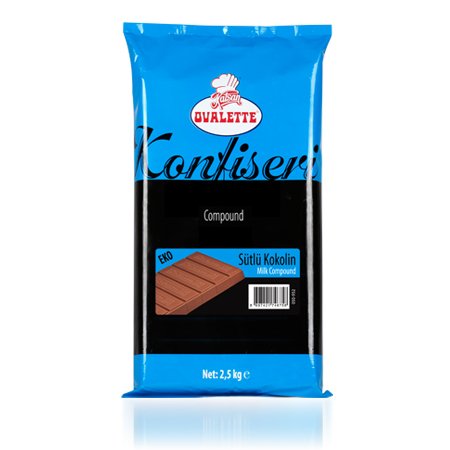OVALETTE EKO KONFİSERİ KUVERTUR SÜTLÜ 2,5 KG