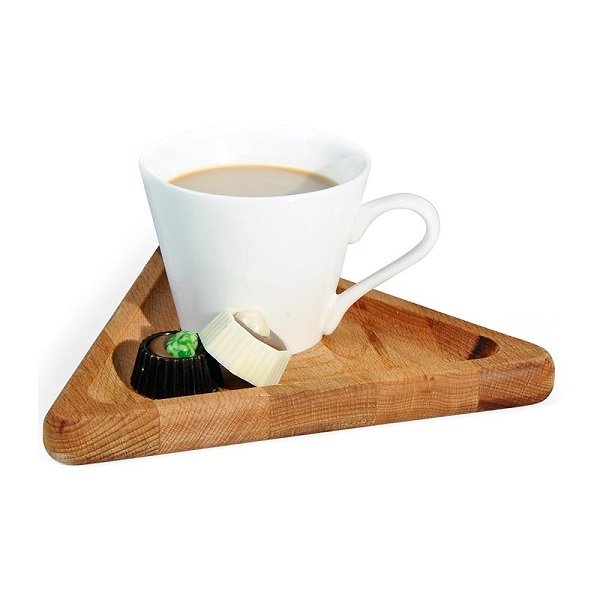 BİRADLI NESCAFE SUNUM ÜÇGEN TAKIM 17,5*20 CM - GRV-1820