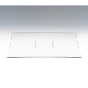 ZİCCO POLYKARBONAT TEŞHİR TABAK ŞEFFAF 35*35CM - ZCP 625-1