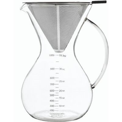 EPİNOX CAM KAHVE DEMLEME FİLTRELİ 1000ML CK-1000