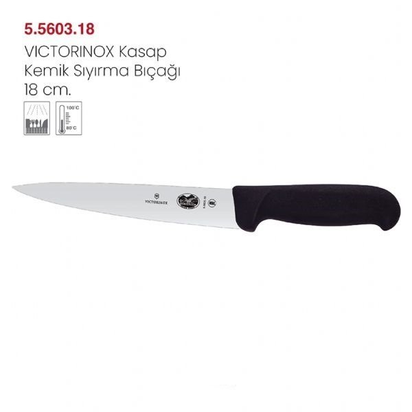 VİCTORİNOX KASAP KEMİK SIYIRMA BIÇAĞI 18 CM - 5.5603.18