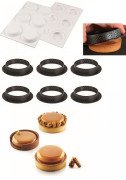 SİLİKOMART KİT TARTE RING ROUND 80MM TART KALIBI - 25.243